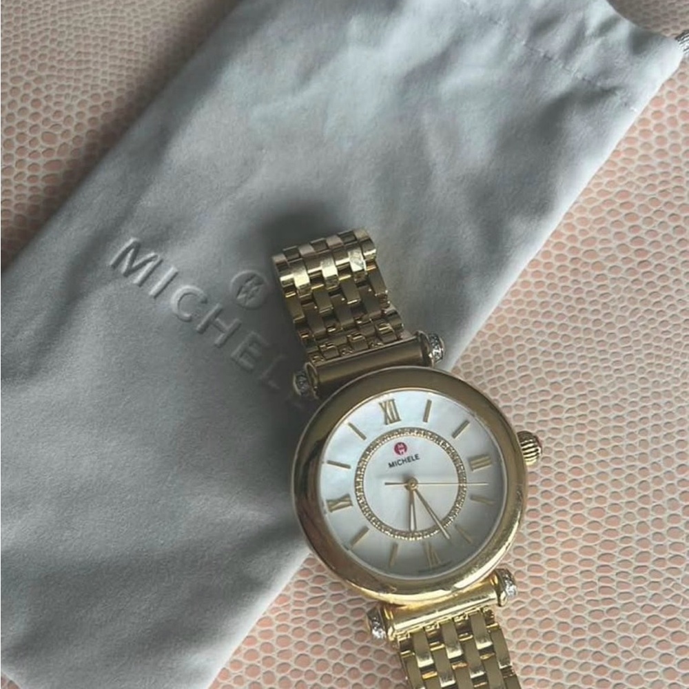 Michele watch with diamonds